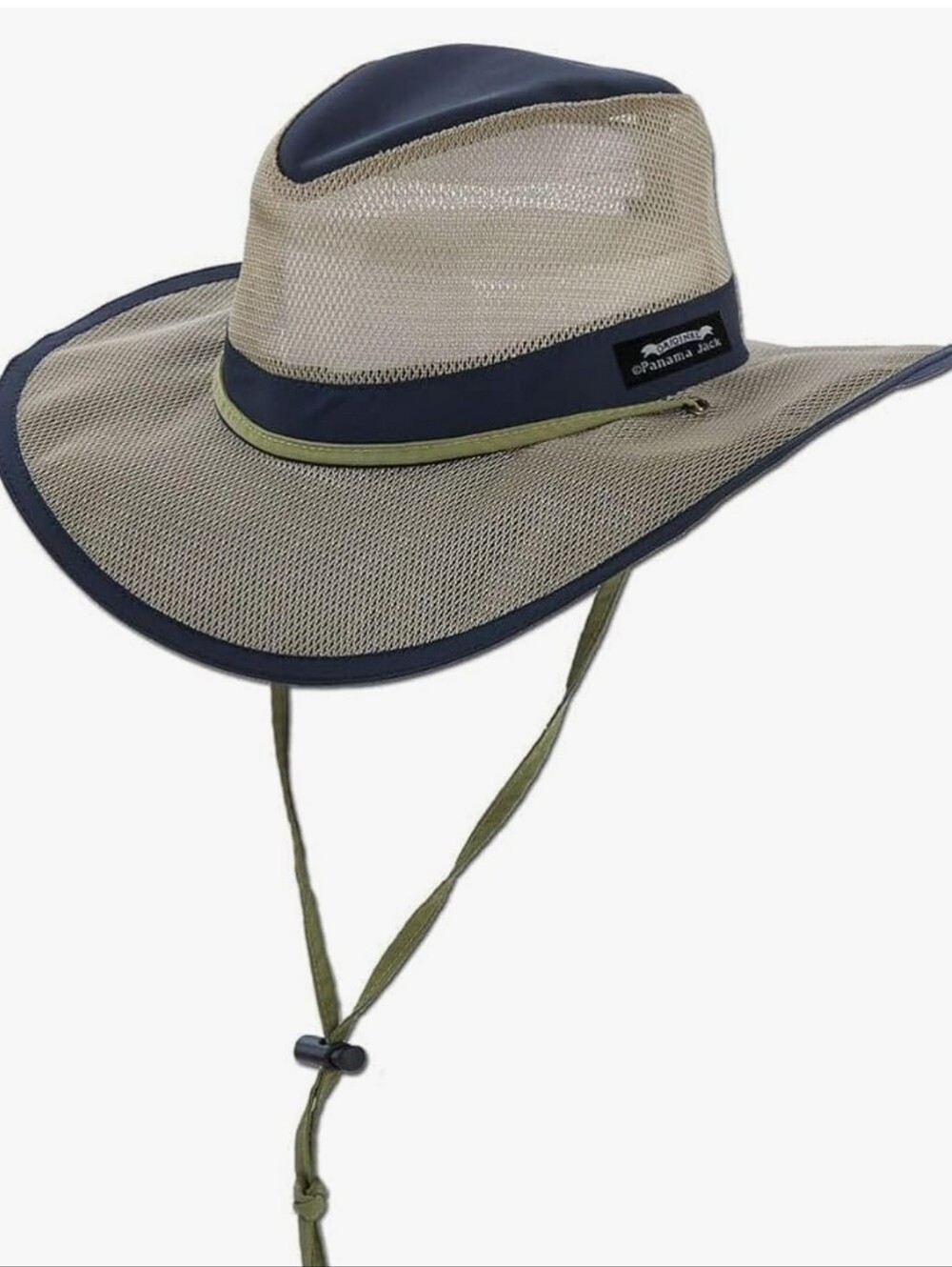Panama Jack Mesh Crown Safari Hat In Navy XL
